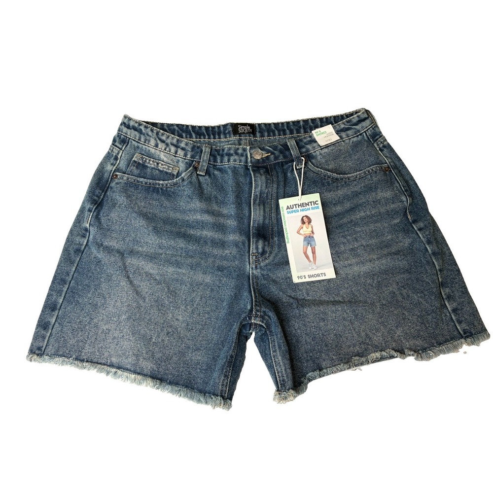 Simple Society Women's Jean Shorts Size 11/30 90's Shorts Super High Rise